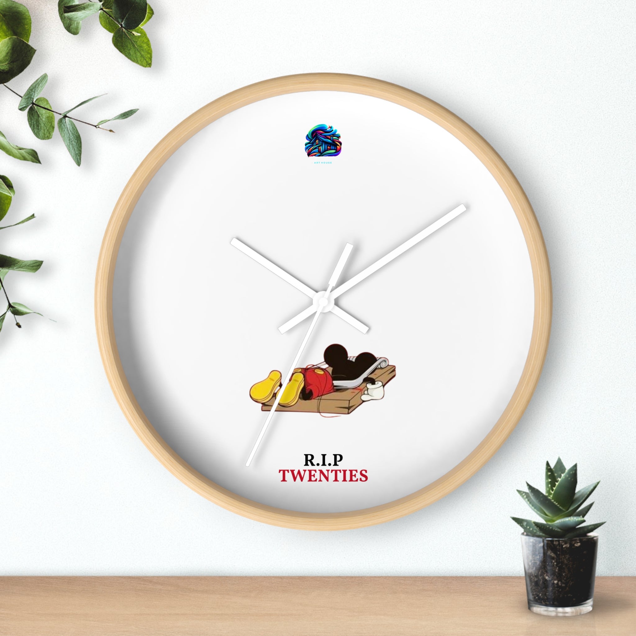 R.I.P Twenties Wall Clock 2